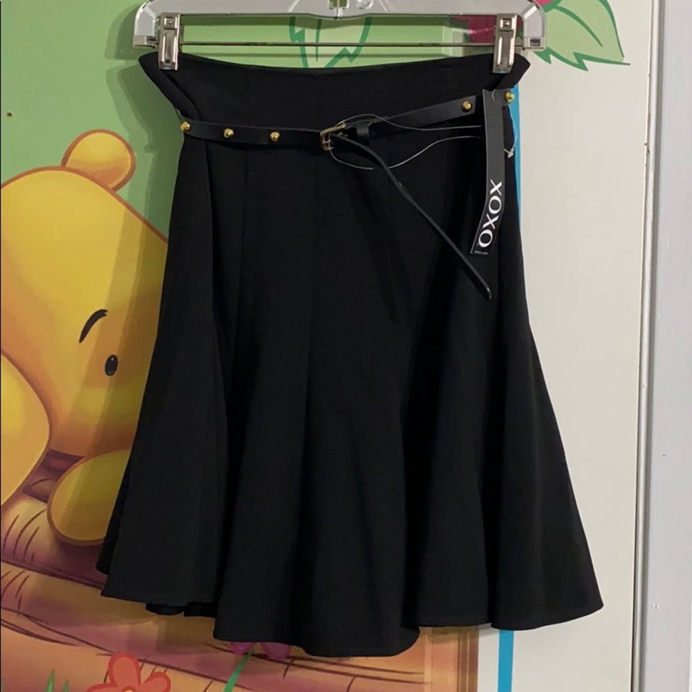 Black XOXO skirt